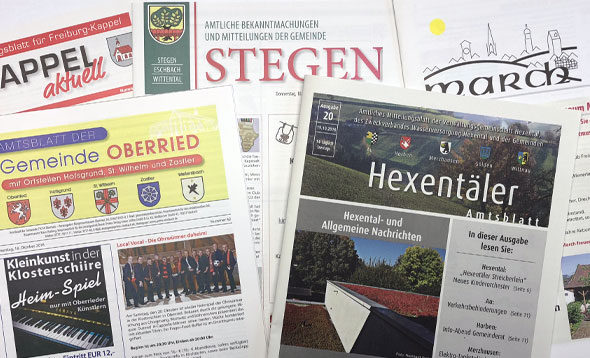 Amts- und Gemeindeblätter Amts- und Gemeindeblätter